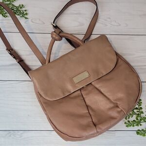 Marc By Marc Jacobs Marchive Knot Dusty Rose Leather Backpack Handbag